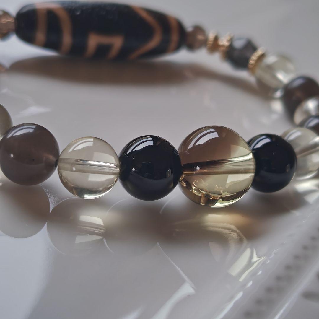 新作♡馬蹄痕付き息増懐天珠ブレス