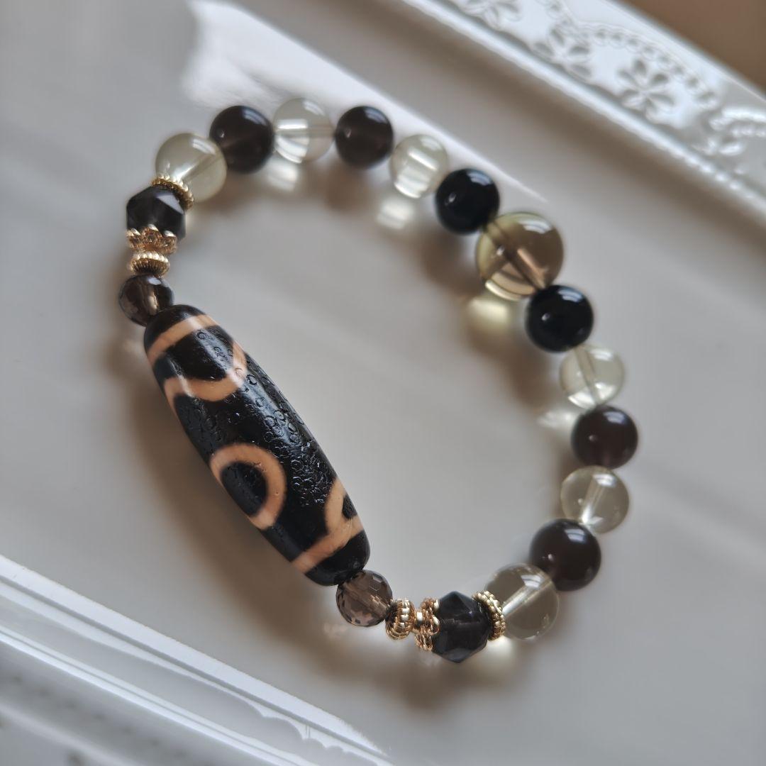 新作♡馬蹄痕付き息増懐天珠ブレス