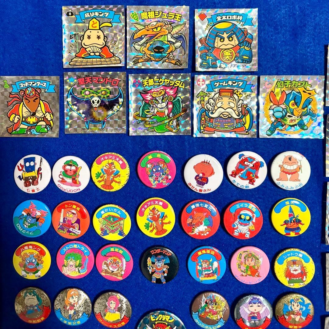 ビックリマン　悪魔vs天使シール　キラ25枚　缶バッジ　34個