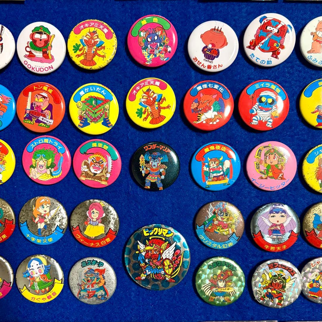 ビックリマン　悪魔vs天使シール　キラ25枚　缶バッジ　34個