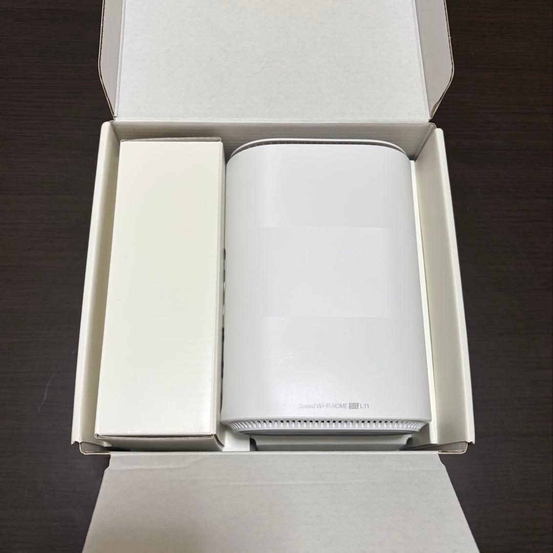 Speed Wi-Fi  5G L11 ホワイト　付属品全て有り