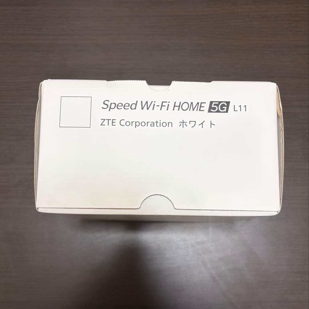 Speed Wi-Fi  5G L11 ホワイト　付属品全て有り