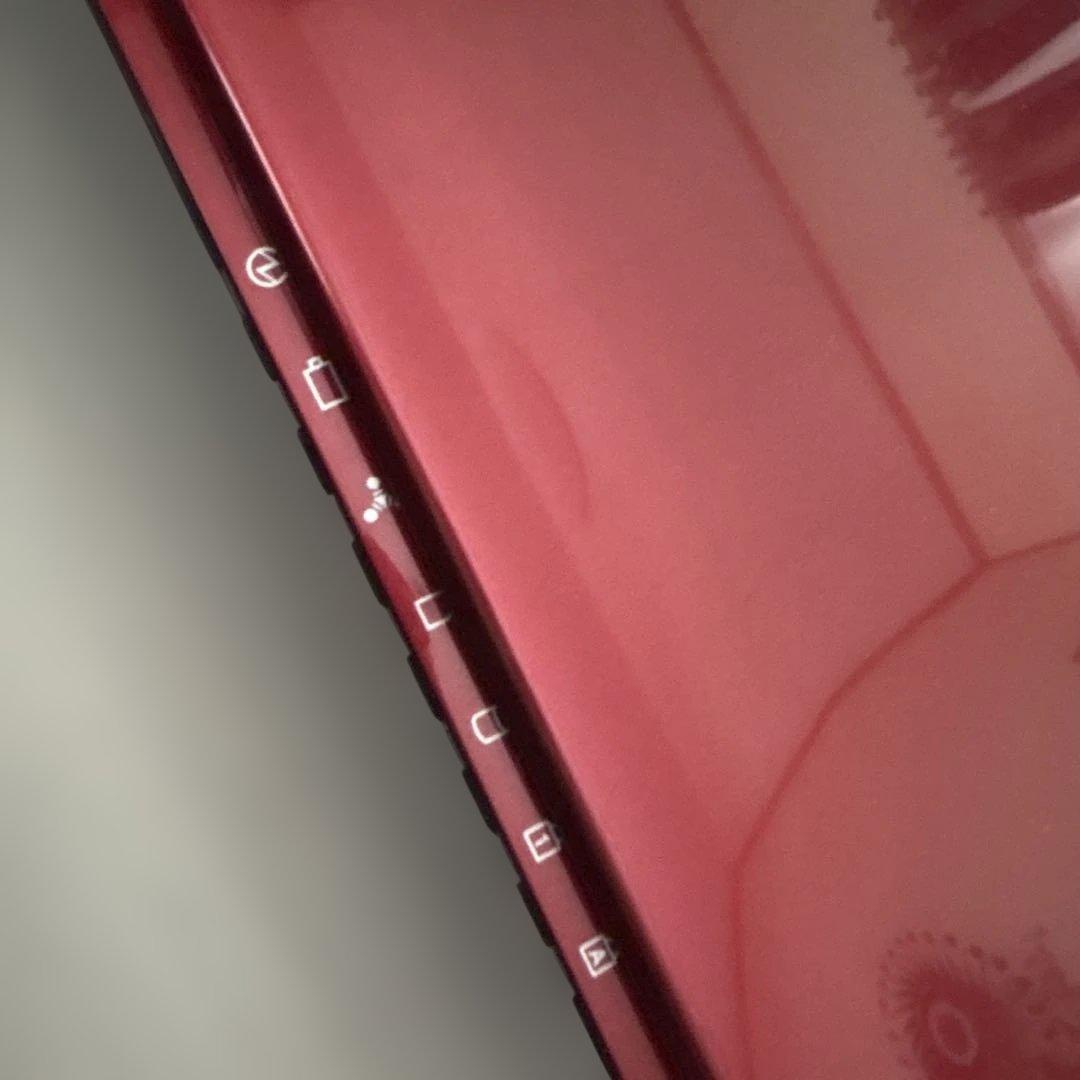 即発送 新品　未使用に近いNEC LaVie レッド ノートPC 本体