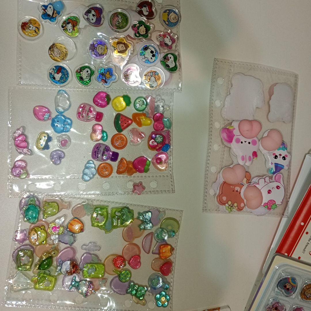 値下げしました！シール帳 セット ボンボンドロップシール おはじきシール 完成品
