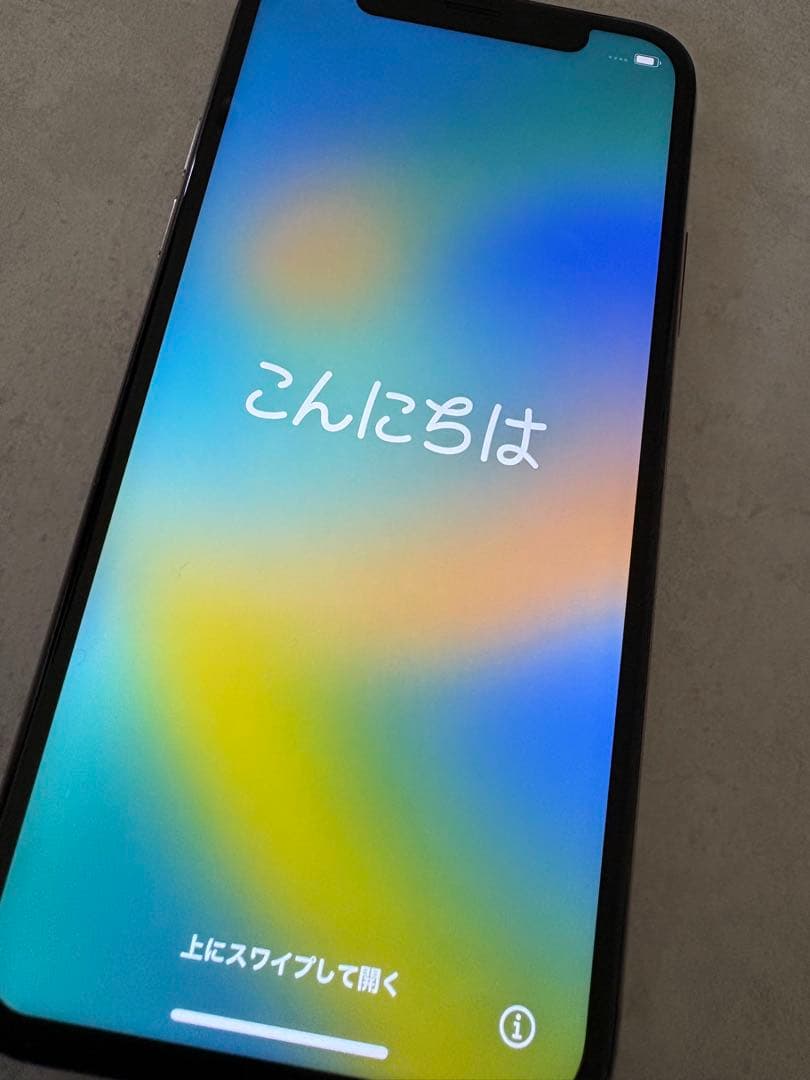 iPhone Xs 本体 256GB ゴールド(画面浮き/カメラ破損あり)