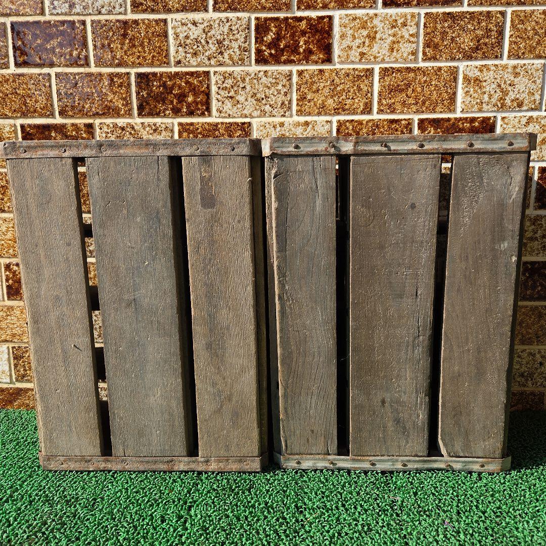 コカ・コーラ 木製ボックス ホームサイズ2個セット