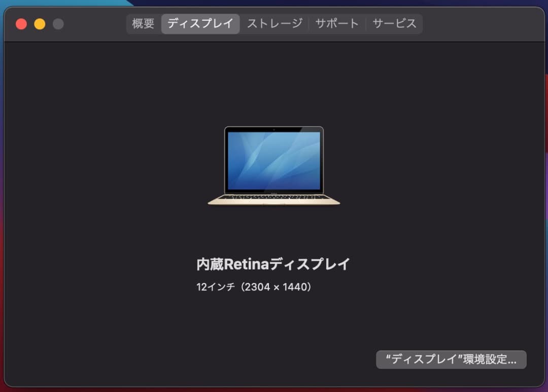 MacBook Retina 12インチ Early 2015 ゴールド