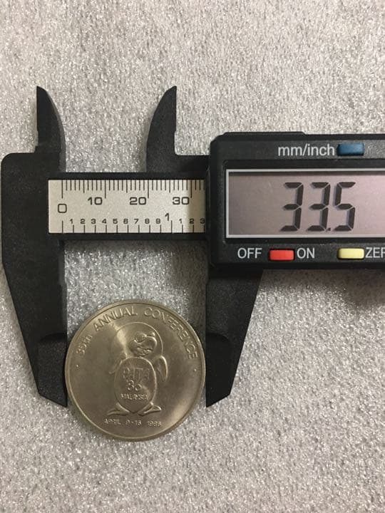 珍品限定版:1 R(35th PATAConference) マレーシア記念硬貨