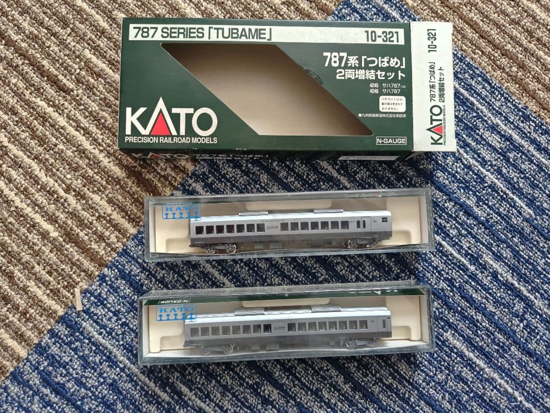 KATO 787系つばめ 10-320 基本セット 10-321 増結2両セット