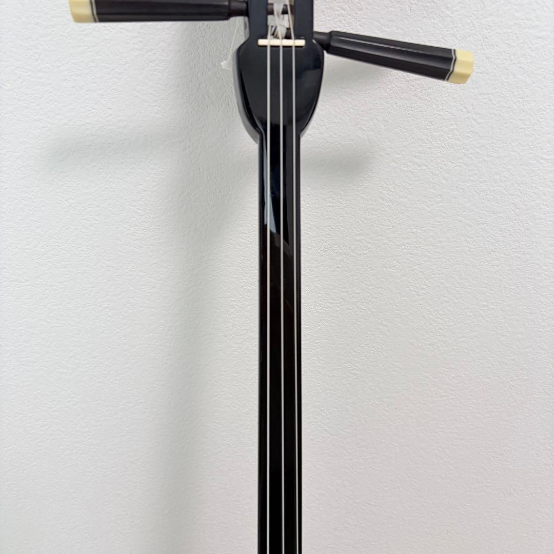 美品 三味線 蛇皮合皮