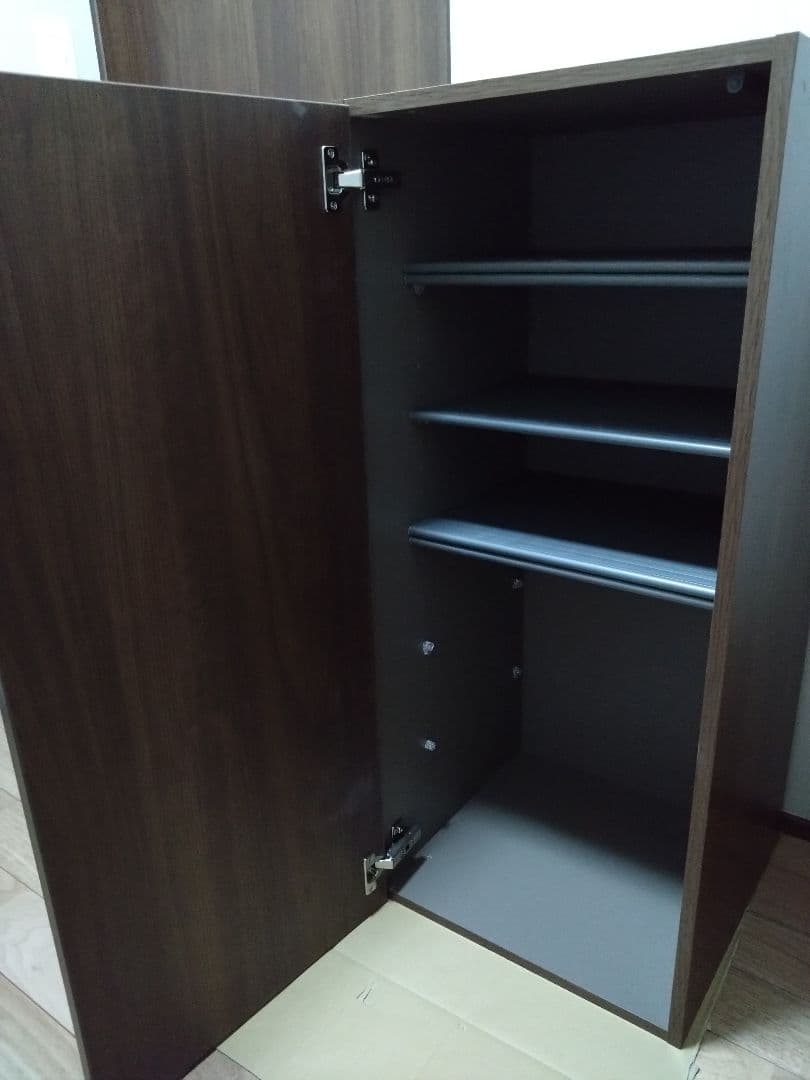【値下げ中】【住友林業クレスト】靴箱 6段棚付き ダークブラウン