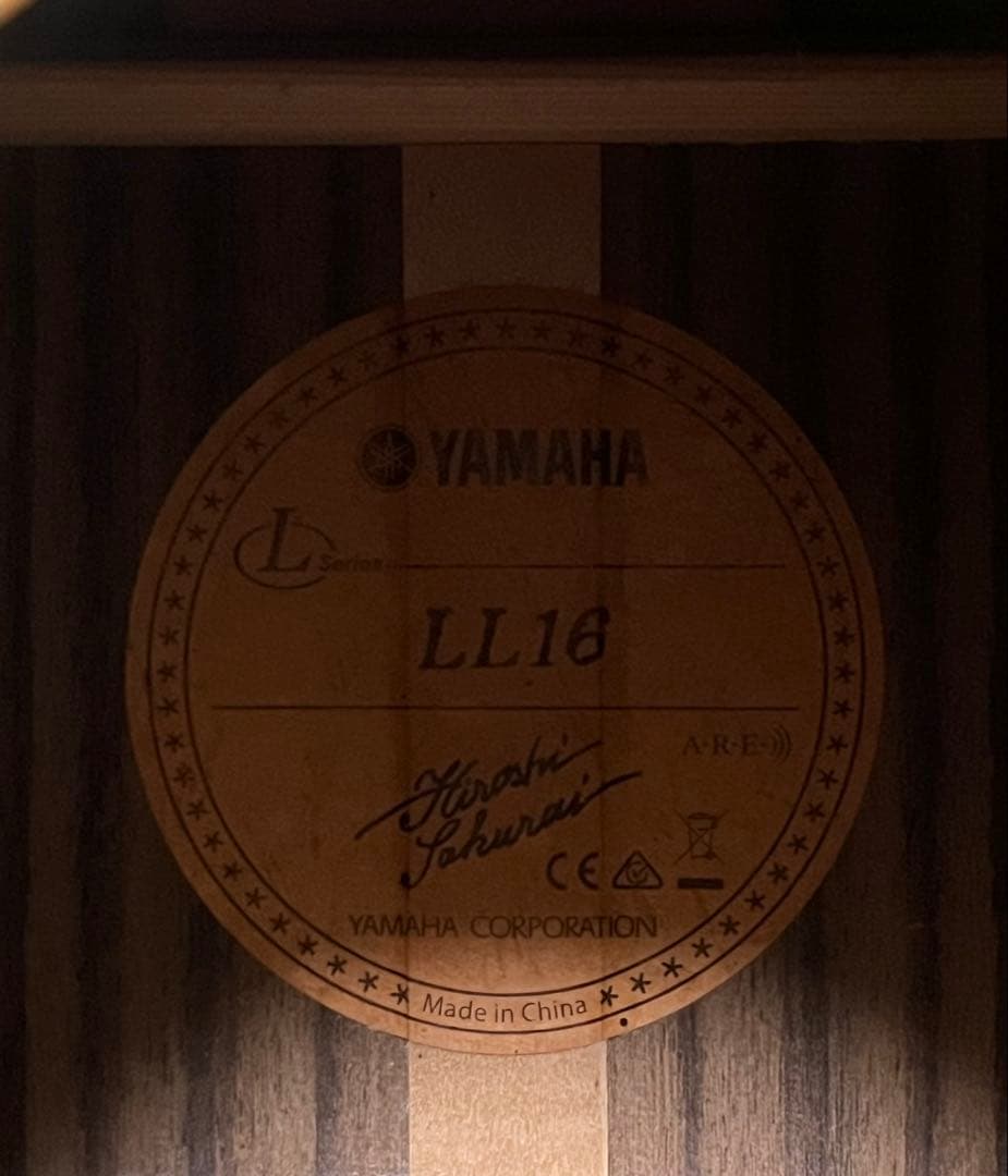 YAMAHA LL16ARE （セミハードケース付属） エレアコ アコギ