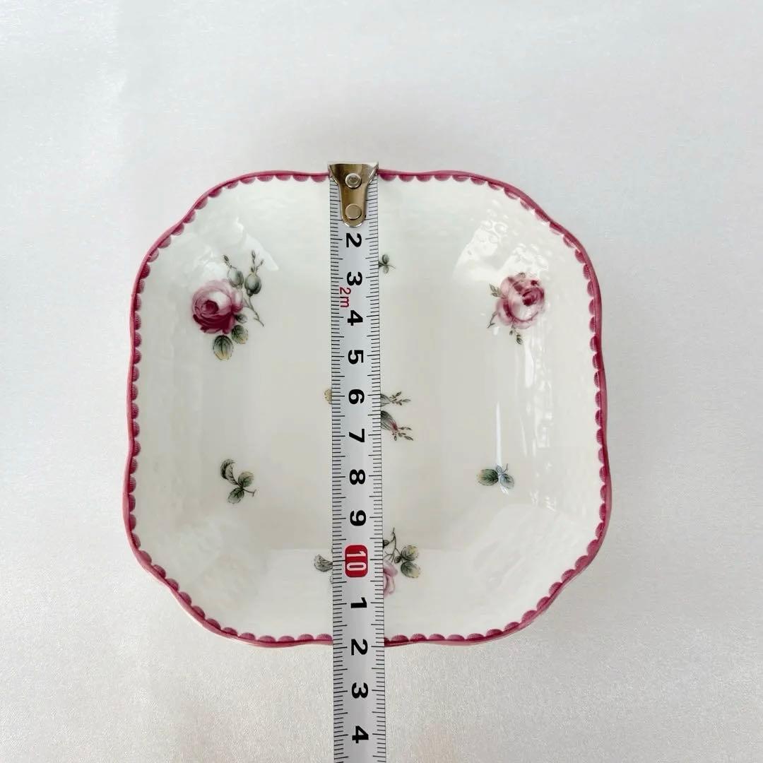 【廃盤】リチャードジリノ　アンティックローズ　スクエアディッシュ　２枚組