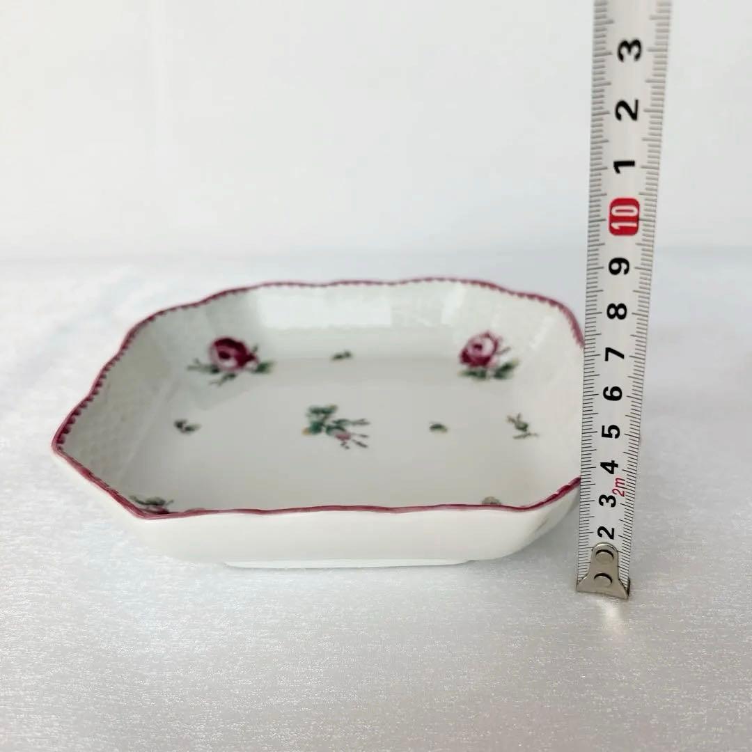 【廃盤】リチャードジリノ　アンティックローズ　スクエアディッシュ　２枚組