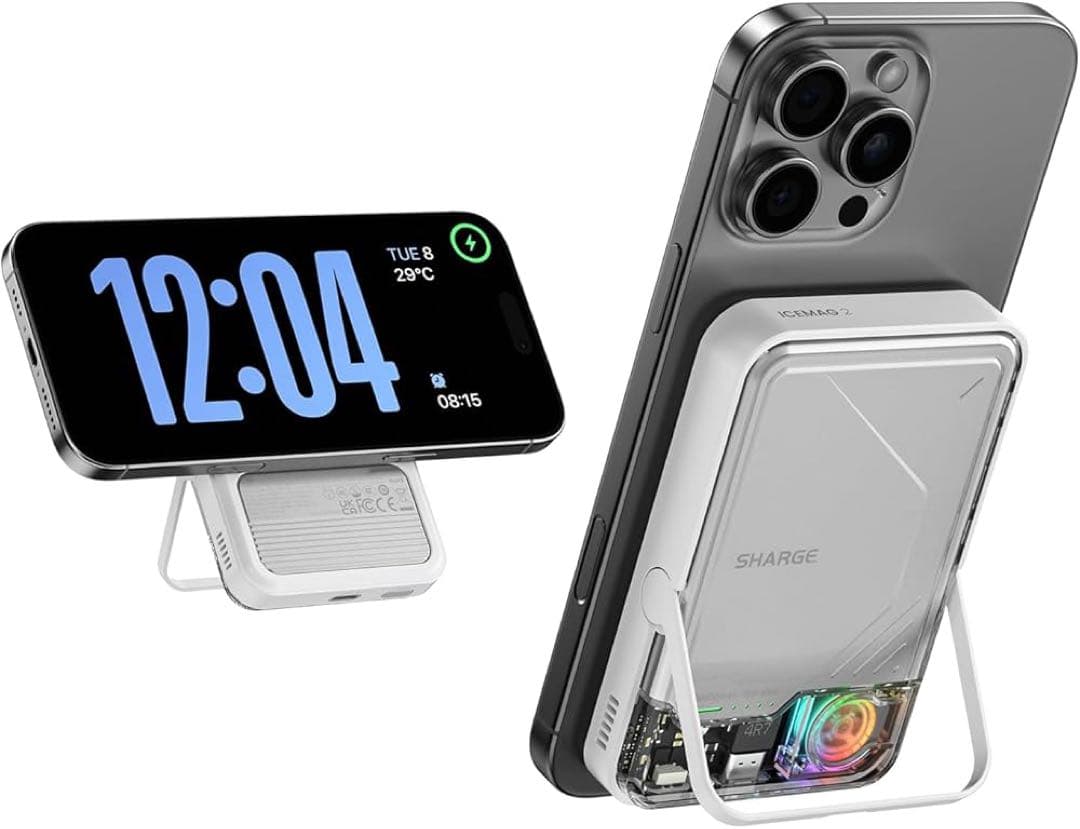 SHARGE ICEMAG 2 マグセーフモバイルバッテリー
