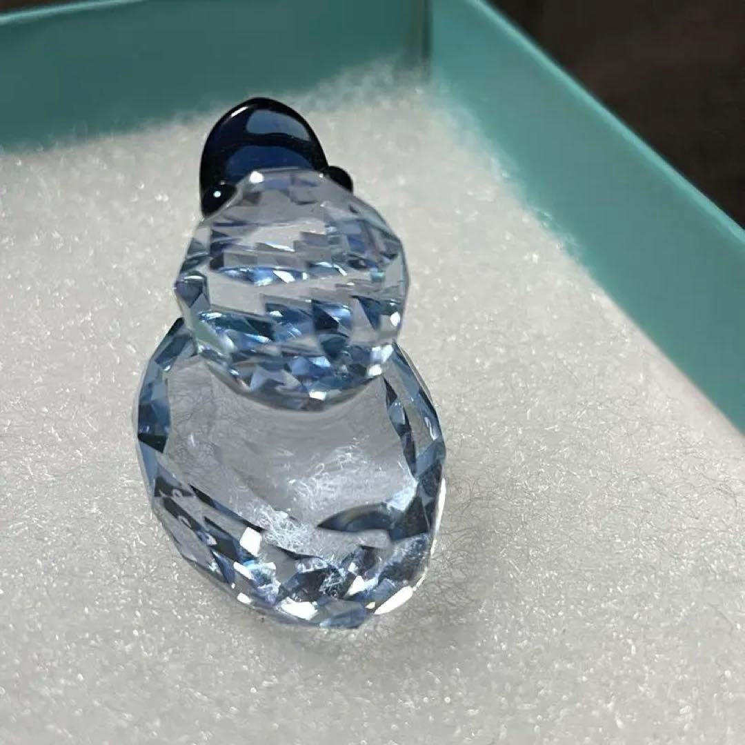 スワロフスキー　ハッピーダック　ブルー