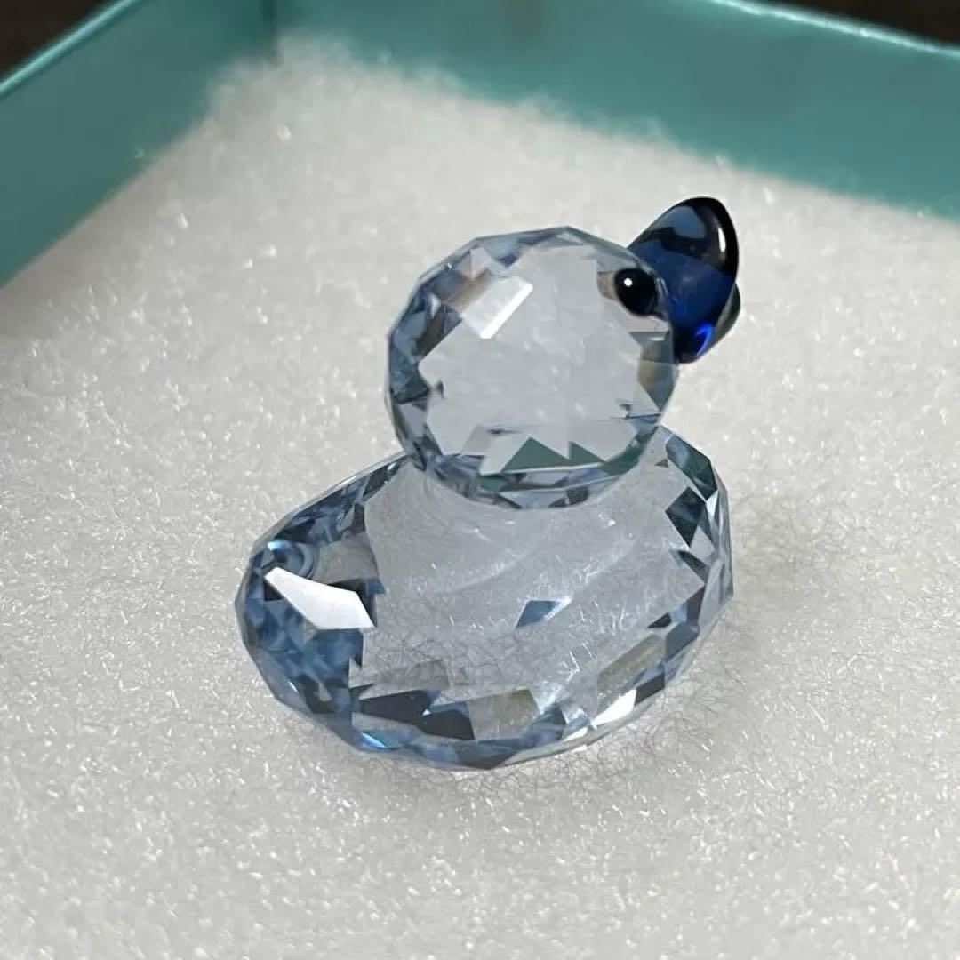 スワロフスキー　ハッピーダック　ブルー