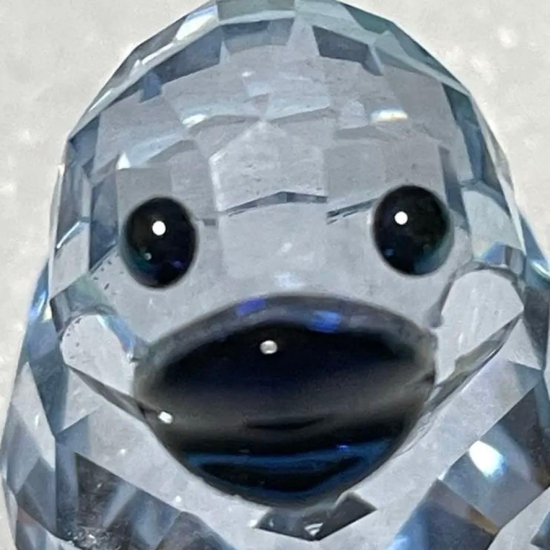 スワロフスキー　ハッピーダック　ブルー