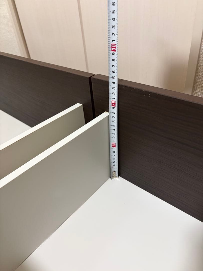 【匿名配送】ニトリ　ダブルベッド　フレーム　ダークブラウン