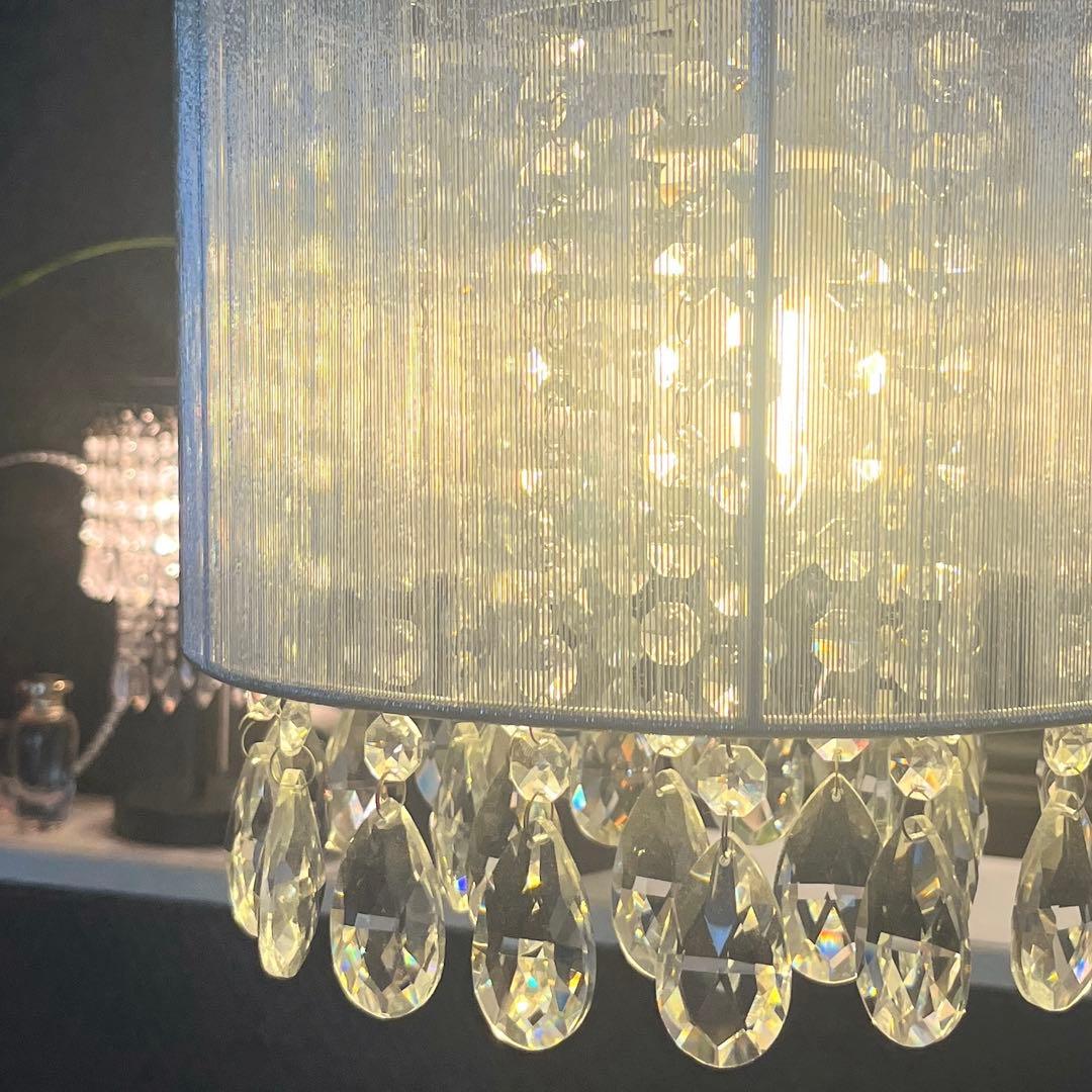 可愛すぎるシャンデリア ペンダントシャンデリア クリスタルガラス 1灯 LED