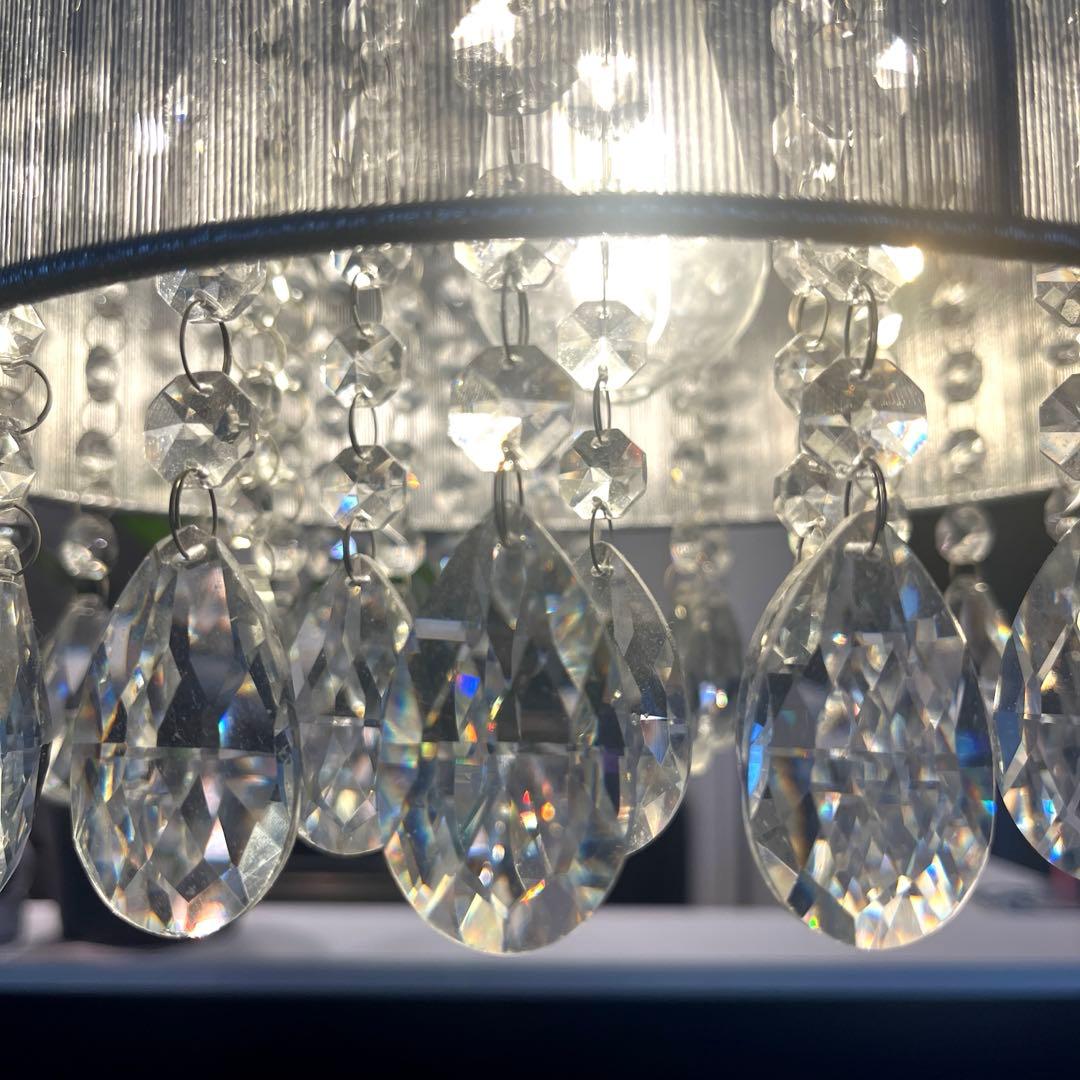 可愛すぎるシャンデリア ペンダントシャンデリア クリスタルガラス 1灯 LED