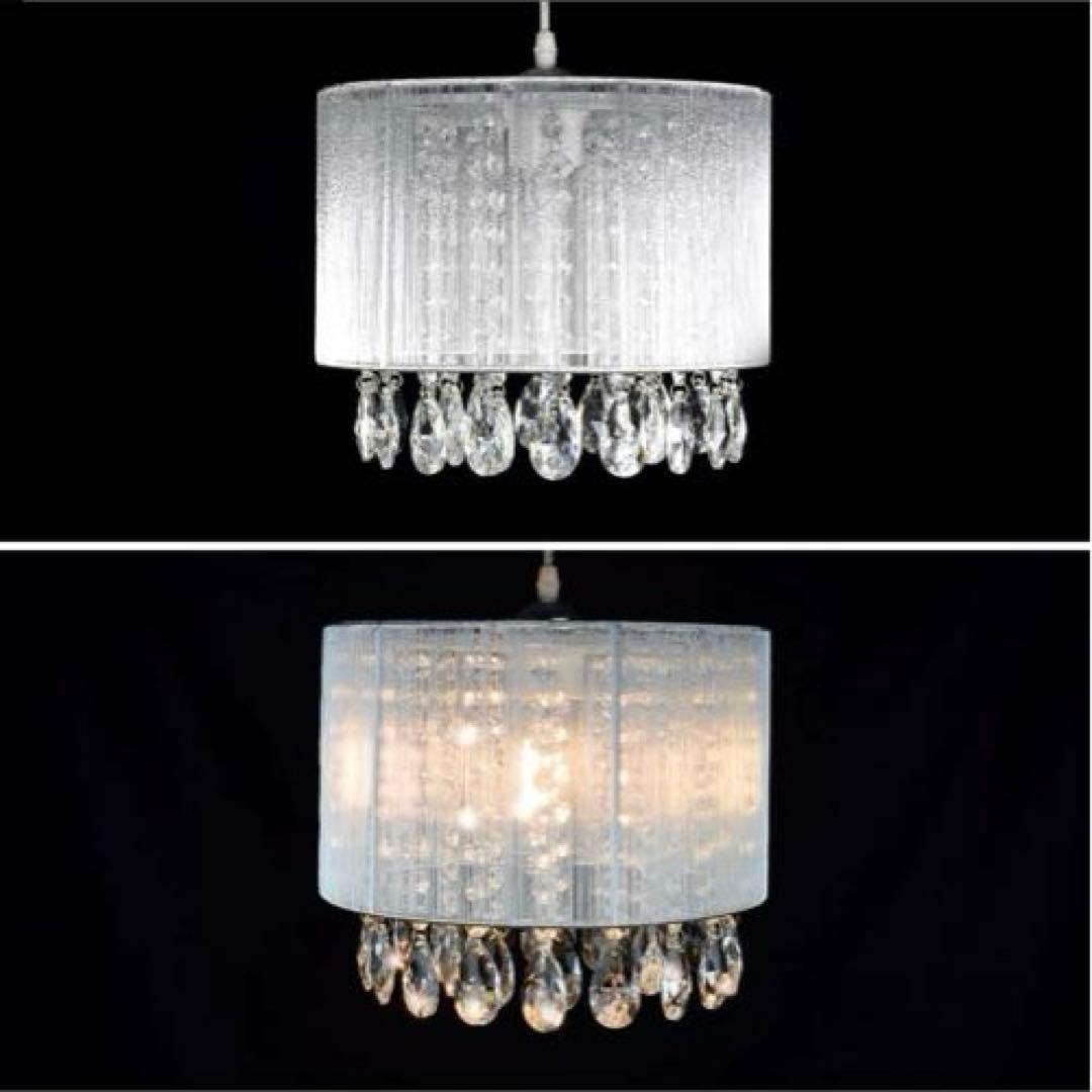 可愛すぎるシャンデリア ペンダントシャンデリア クリスタルガラス 1灯 LED