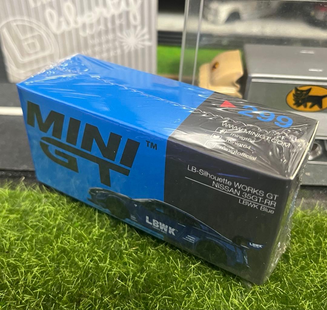 miniGT No.299 1/64 LB シルエット works GT ブルー