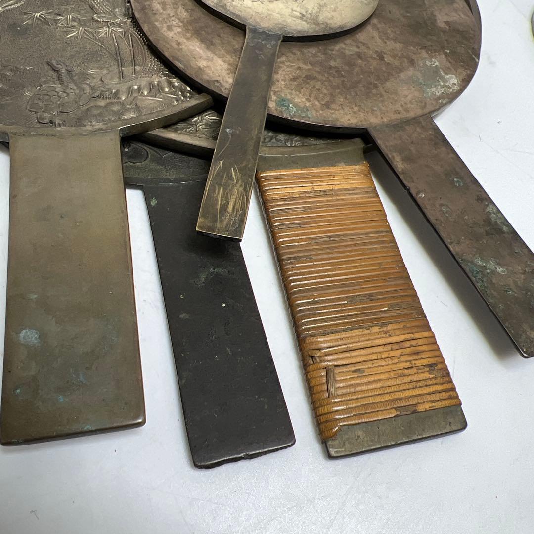 銅鏡　古鏡　６点　在銘　2031g 東K8-0227②タトコニ