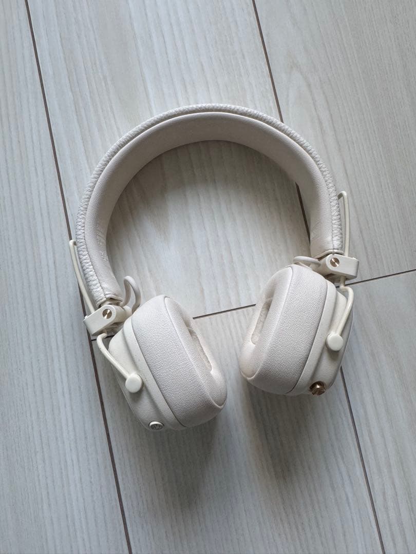 マーシャル ヘッドホン ホワイト 動作確認済