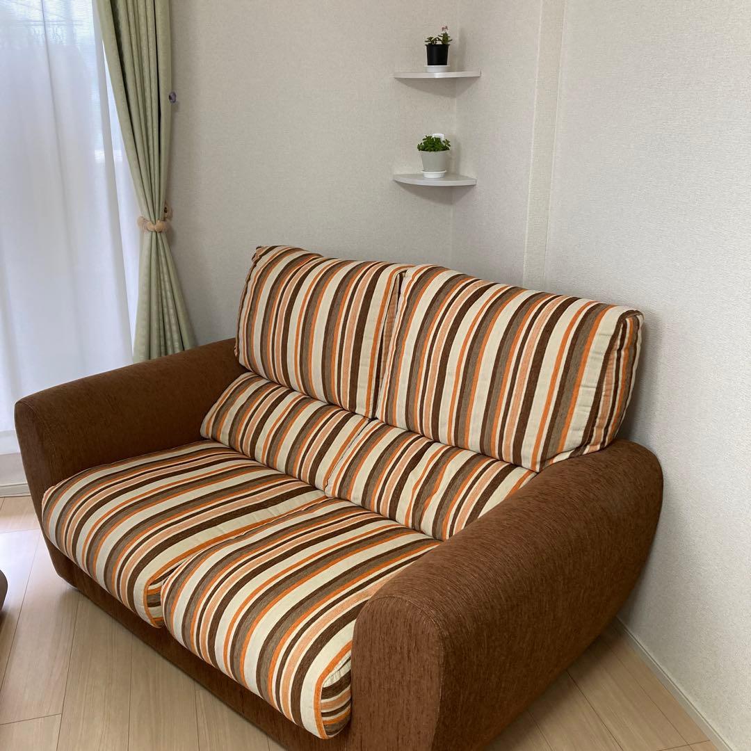 [N-2864] ニトリ ソファー 2人掛けソファ 大サイズ