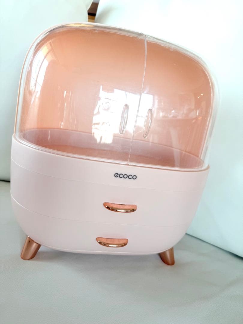 オープンディスプレイ メイクボックス ピンク