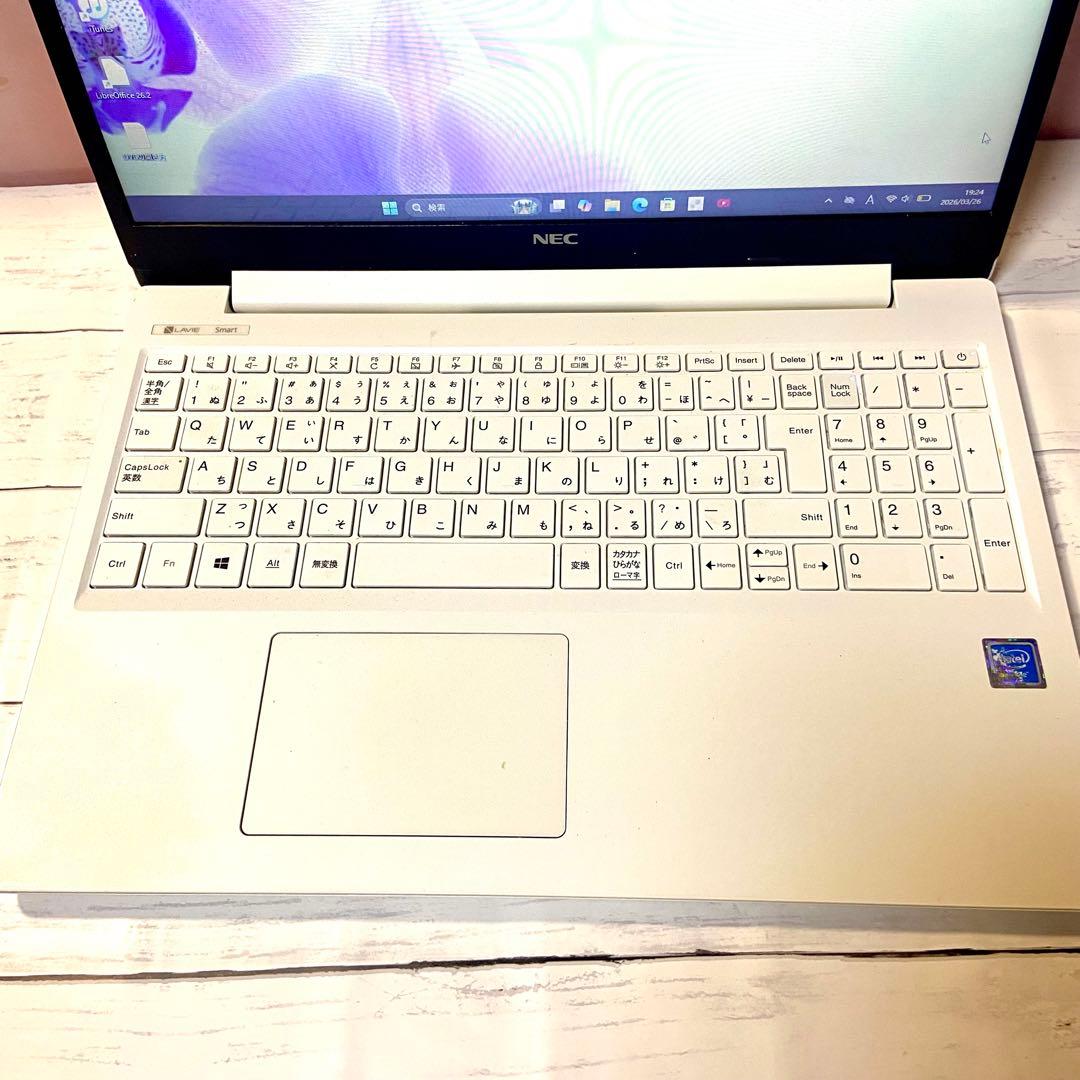 Windows11✨NECノートパソコン✨大容量1TB✨DVD✨カメラ付✨初心者