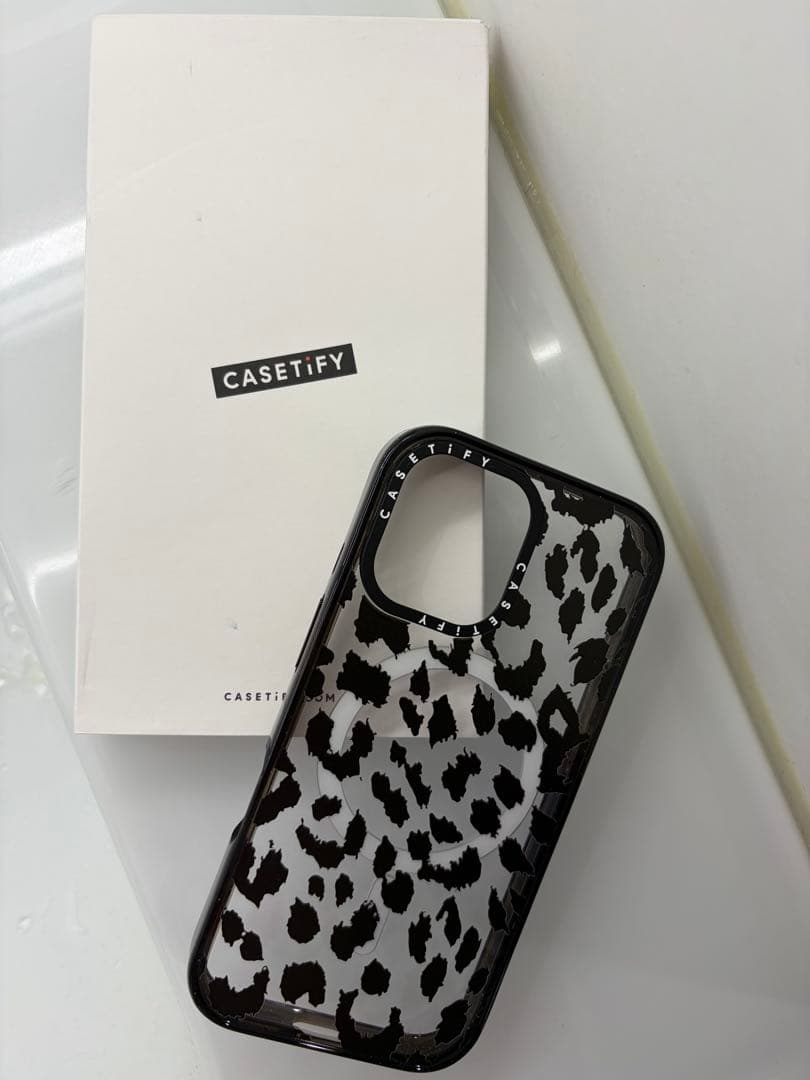 CASETIFY ヒョウ柄 iPhone16ケース