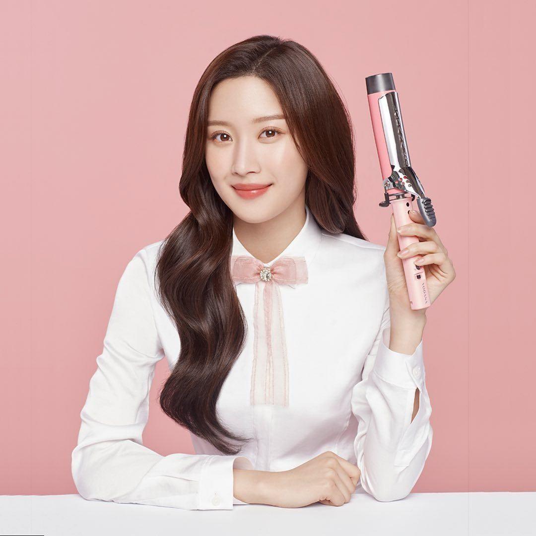 VODANA カールヘアアイロン ピンク 40mm