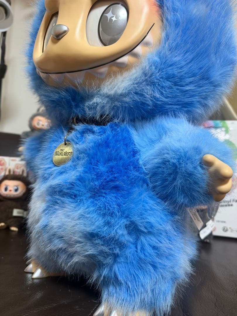 超特大60cmジモモ スカイブルー 羽付きスペシャルオーダー