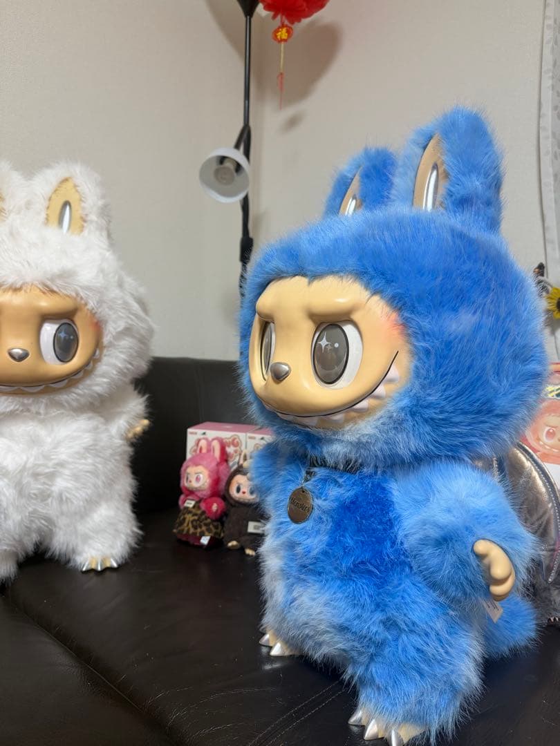 超特大60cmジモモ スカイブルー 羽付きスペシャルオーダー