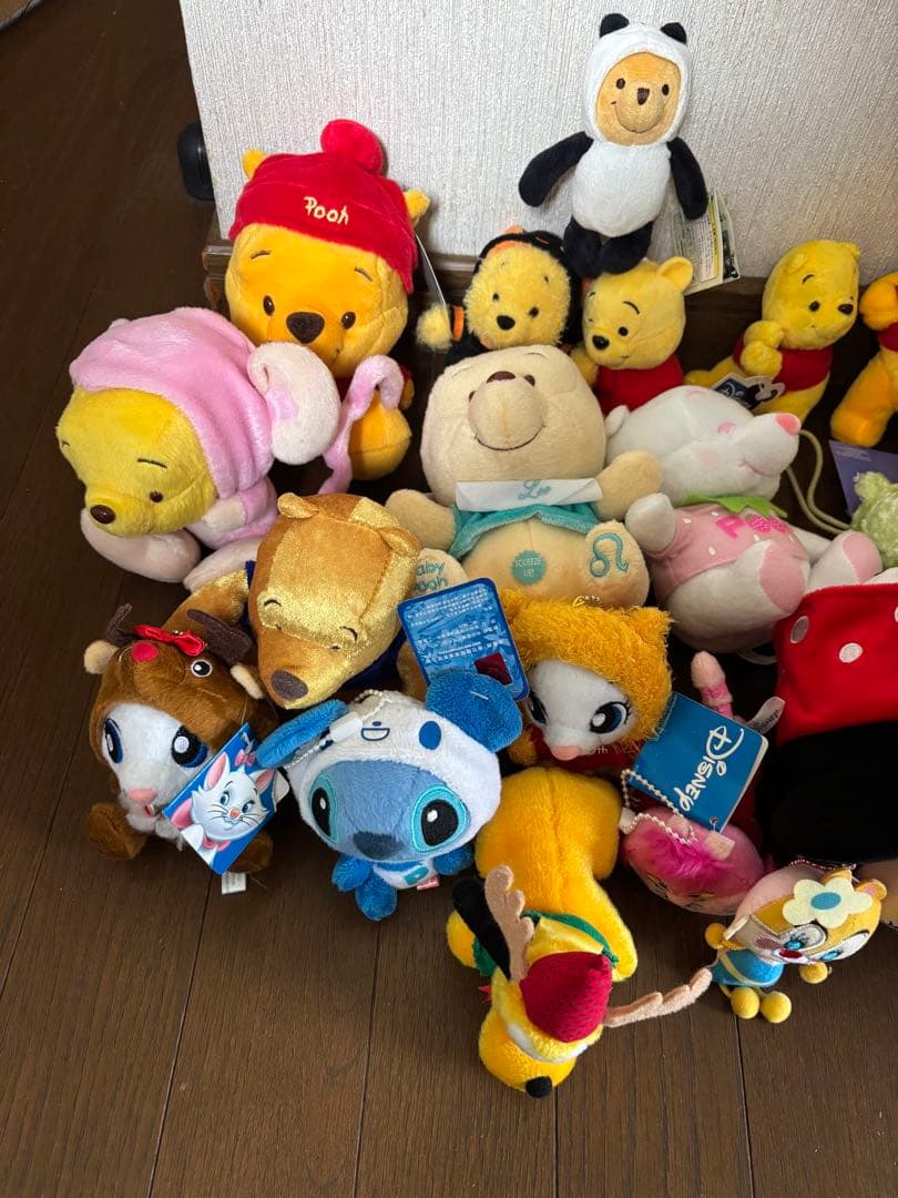 ディズニー　ぬいぐるみ　まとめ売り　プーさん　スティッチ　等