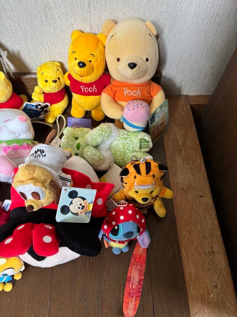 ディズニー　ぬいぐるみ　まとめ売り　プーさん　スティッチ　等