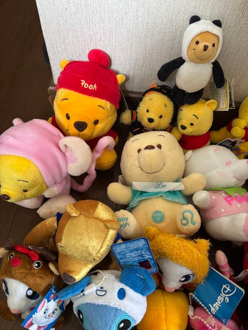 ディズニー　ぬいぐるみ　まとめ売り　プーさん　スティッチ　等