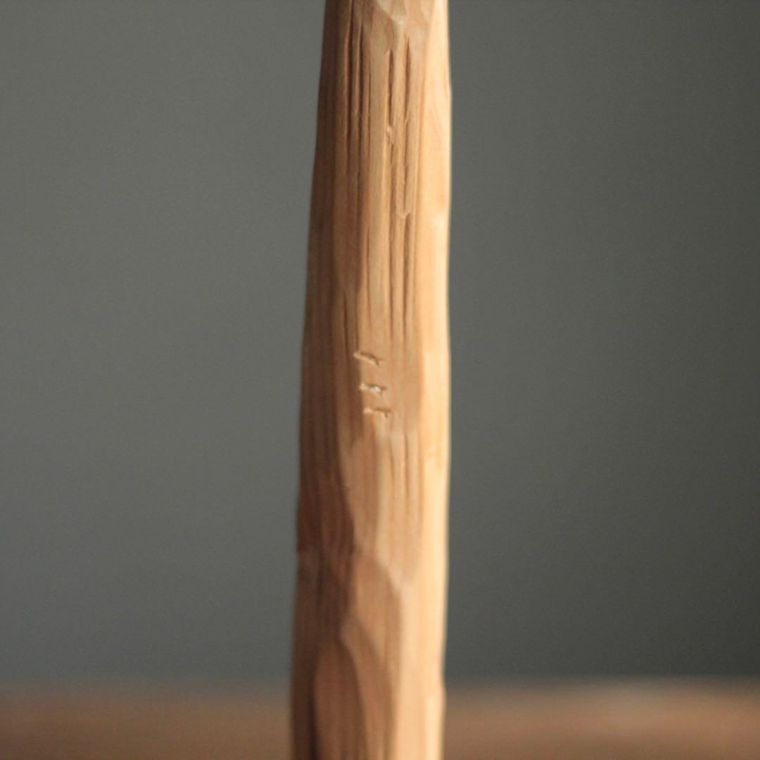 木彫 立体作品 人物像 現代美術 オブジェ