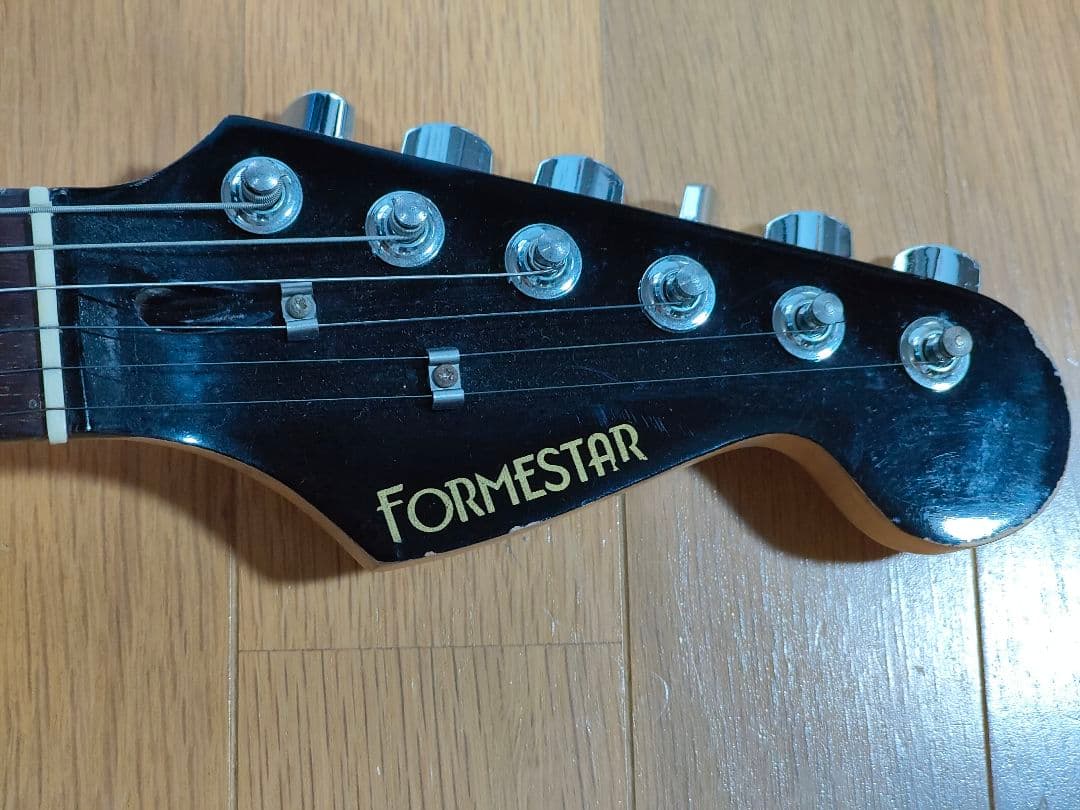 初心者練習用FORMESTAR エレキギター ブラック/ブルー