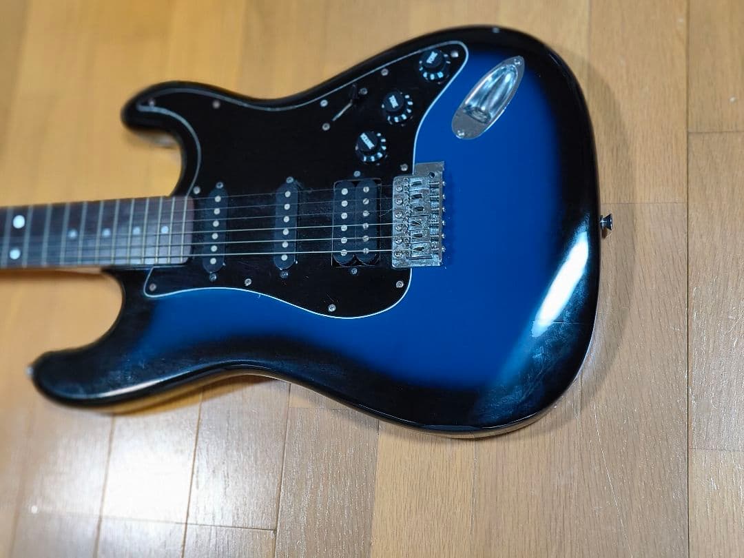初心者練習用FORMESTAR エレキギター ブラック/ブルー