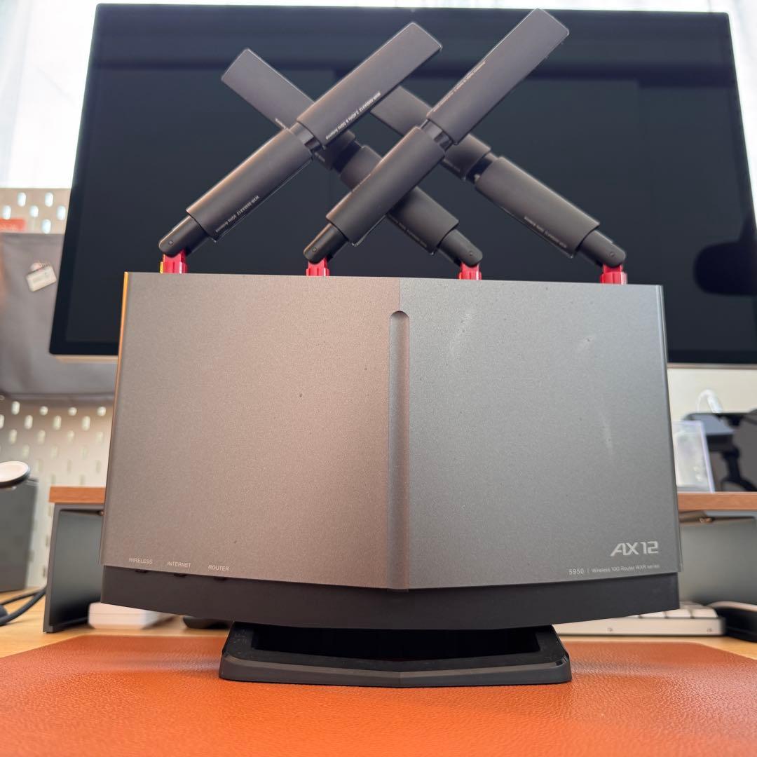 BUFFALO WXR-6000AX12S×2台 WXR-5950AX12×1台