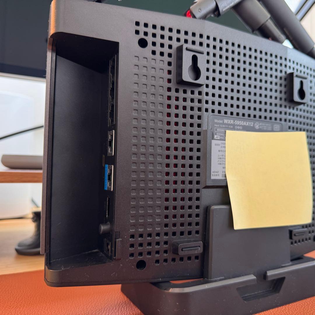 BUFFALO WXR-6000AX12S×2台 WXR-5950AX12×1台