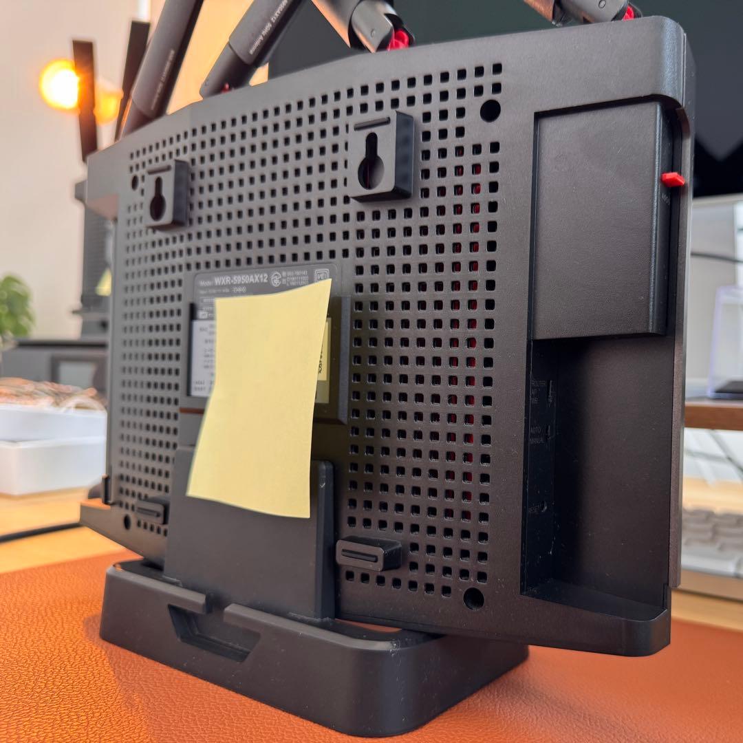 BUFFALO WXR-6000AX12S×2台 WXR-5950AX12×1台