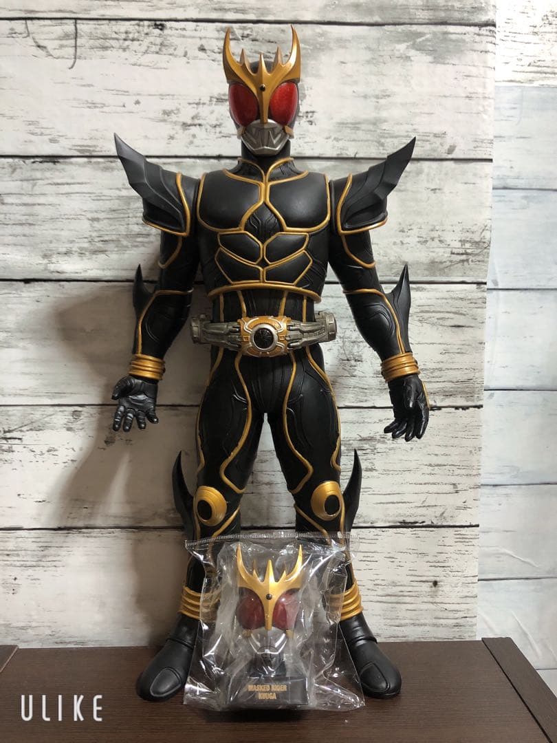 仮面ライダー クウガビックソフビフィギュア アルティメットフォーム＋マスクコレ