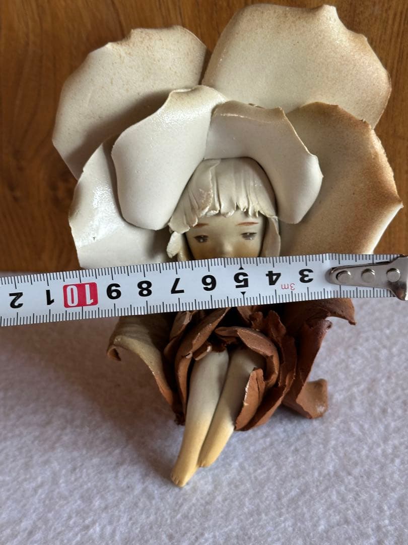 陶器人形　陶器人形作家 竹内祥子作　創作人形　美術品　工芸品　アート