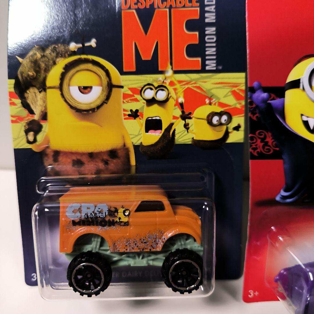 ミニオンモデルのホットウィールミニカー7台