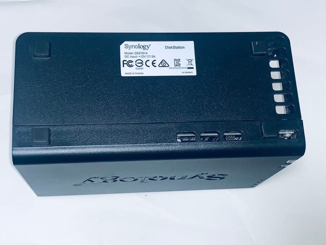 Synology DS216+II｜動作良好｜電源ケーブル・変換アダプター付き