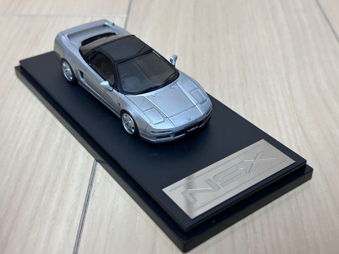 絶版 レア HPI MIRAGE ホンダ NSX 1:43 セブリングシルバー